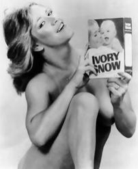 Chambers with her Ivory Snow box