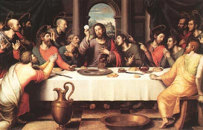 Last Supper as depicted by Juanes.