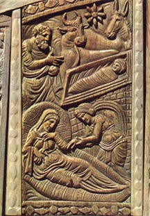 Bas Relief of Virgin Birth, 500 A.D.